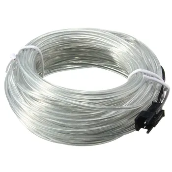 

Smuxi 10M 3V-12V Neon LED Lamp Flexible EL Wire Rope Tube Waterproof LED Strip EL Wire Neon Light Dance Party Car Decor