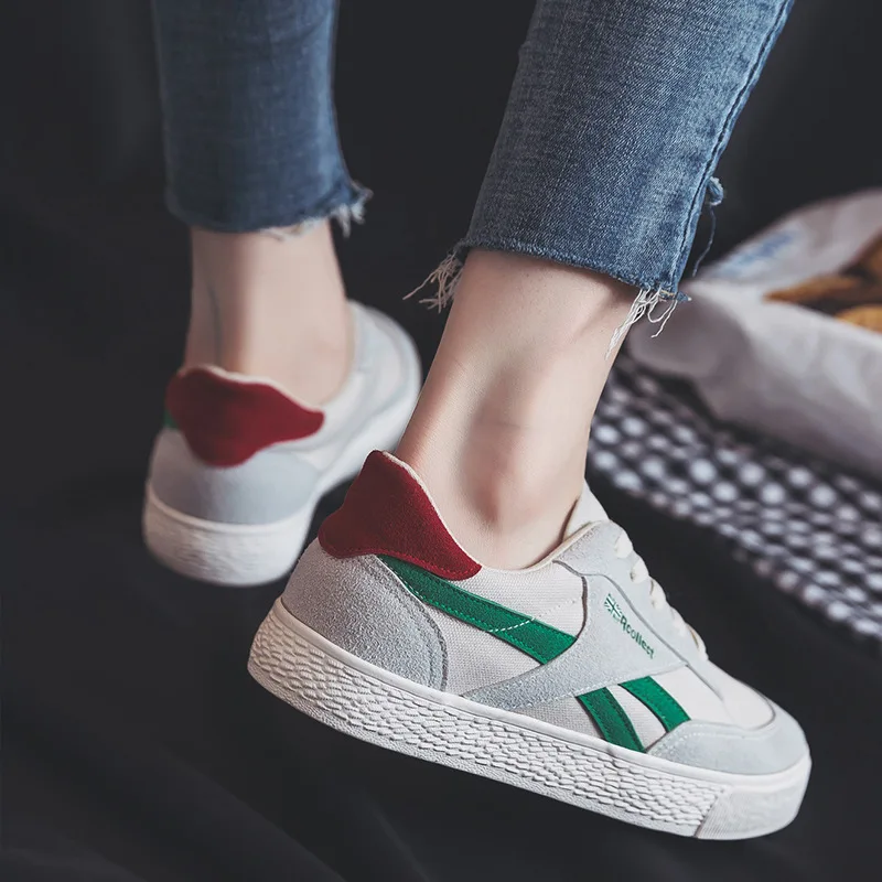 2019 Canvas Shoe Trend Male Platform Mens Shoes Casual Men Leisure Motion Cloth Shoe Sneaker Loafers Tenis Masculino Adulto