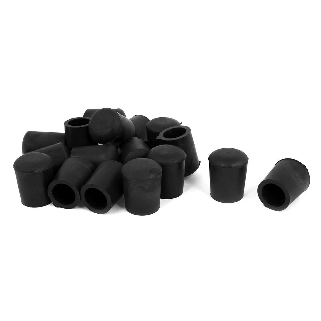 

Hot Sale 17 Pcs Rubber Furniture Leg Foot Cover Protector 16mm Inner Dia