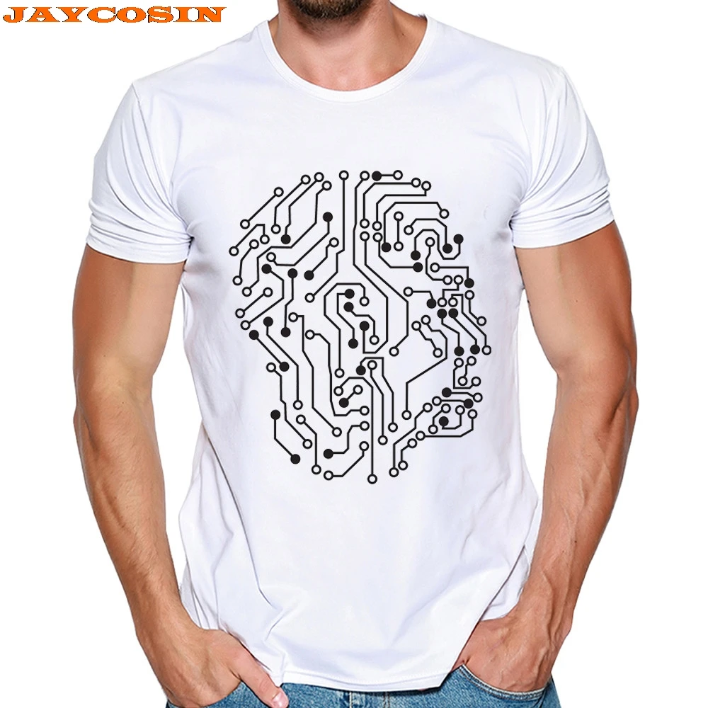 

JAYCOSIN Mens Fashion Creative Pattern Unisex Printing Tees Shirt Short Sleeve T-shirt Blouse High Quality T-shirt Men New