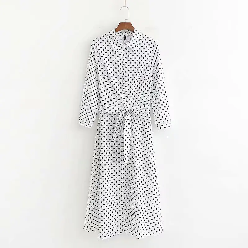 

Hot sale XD52-1948 European and American Fashion Point Dresses