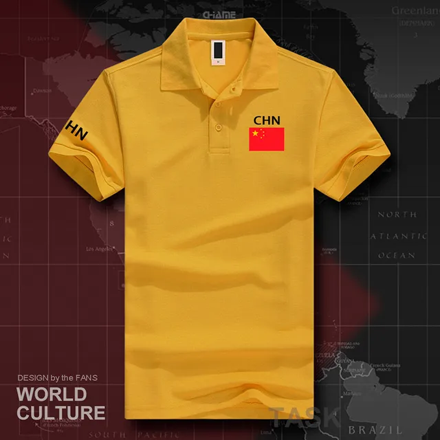 Hong Kong HongKong China polo shirts men short sleeve white brands