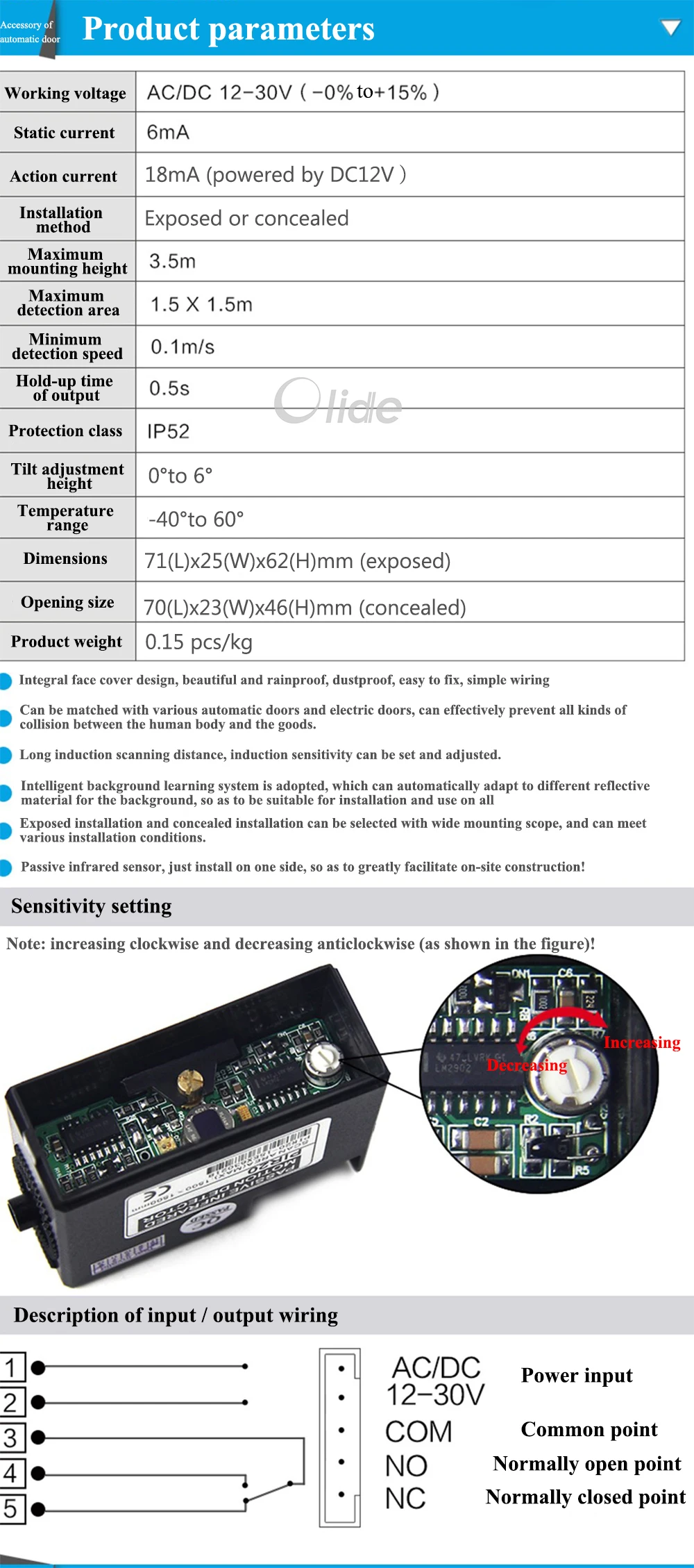  PIR Sensor Body Sensor Motion Detector9