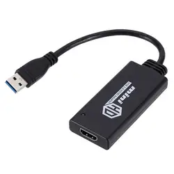 1080 P HD USB 3,0 к HDMI адаптер стильный дизайн с отличительным видом. Конвертер для ПК компьютера 10 см/3,93 дюйма