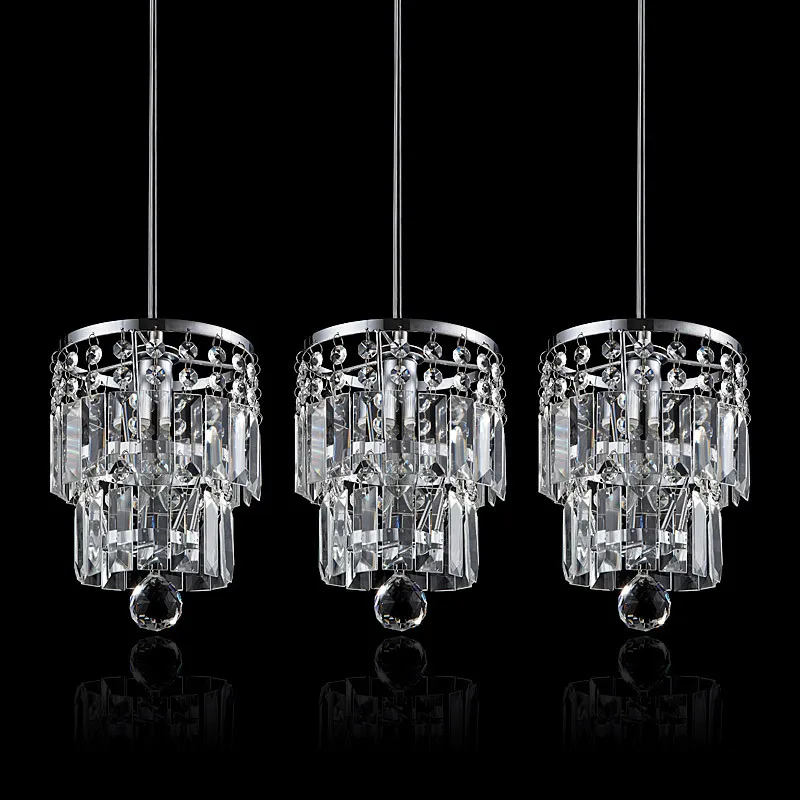 

Modern Fashion Creative K9 Crystal Led E14 Pendant Light For Dining Room Restaurant Bar Living Room Lighting 2263
