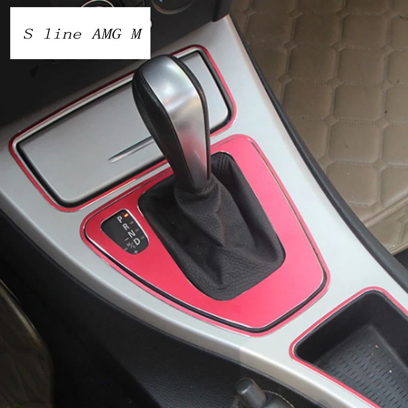

For bmw e90 e92 Sticker Decorative Cover trim Strip for Car Control Gear Shift Panel 3 series 2005-2012 Car Styling Accessories