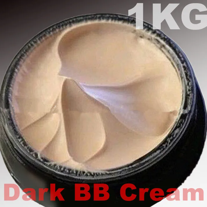 1KG Nude Makeup Foundation Base Dark BB CC Cream Long-lasting Concealer Natural For Dark Skin Color Beauty Salon Equipment OEM