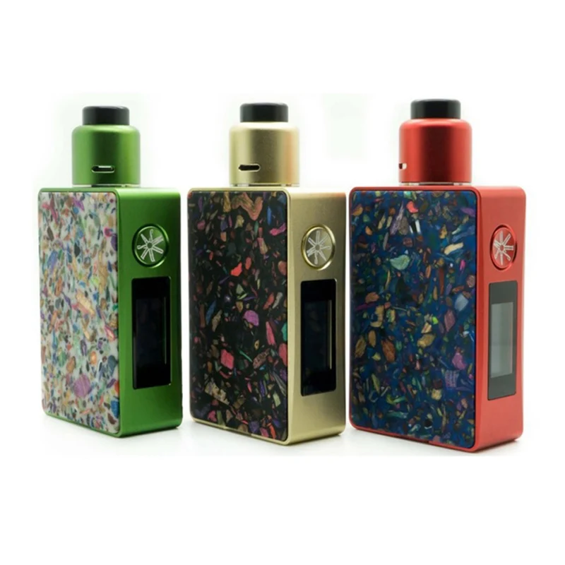 

Clearance asMODus Spruzza 80W Squonk and Oni-one RDA Kit 80W Box MOD Vape 6ml squeeze bottle Electronic Cigarette Vaporizer