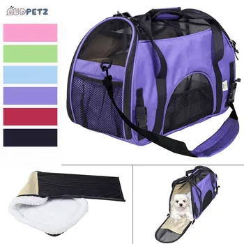 

Multifunctional Pet Carrier Carrying Bags for Dogs Cats Portable Dog Bed with Warm Mat inside Easy to Clean 6 Colors Availabel