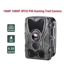 HC801M охотничья камера 16MP 1080P камера ночного видения Ip65 камера наблюдения за дикой природой