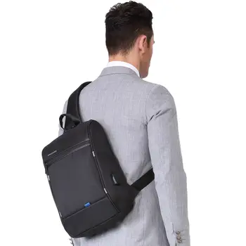 

Kingsons Crossbody Bags for Men Messenger Chest Bag Casual Bag Anti-theft USB Charging Single Shoulder Strap Bags