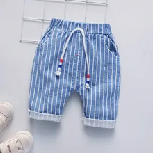 Шорты для маленьких мальчиков детские шорты в полоску, штаны, одежда пляжные шорты детские брюки детская пляжная одежда