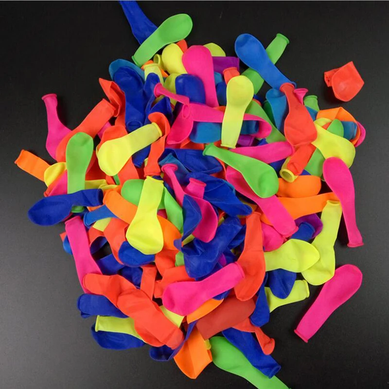 100pcs/lot No3 Small Balloon Gun Target Apple Latex Balloon Swimming