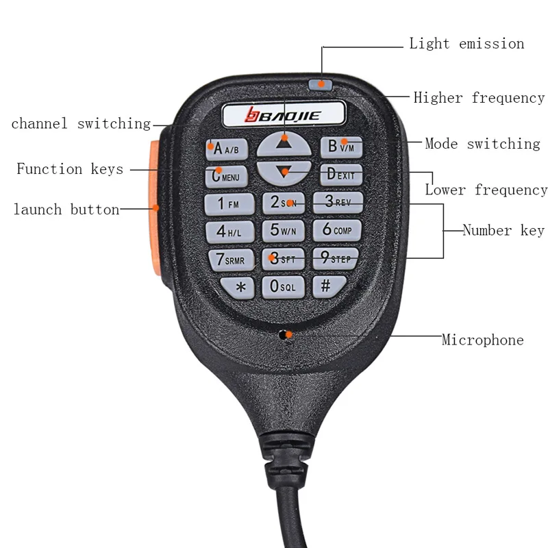 Портативная Автомобильная рация px comunicador telsiz динамик внутренней связи FM 10