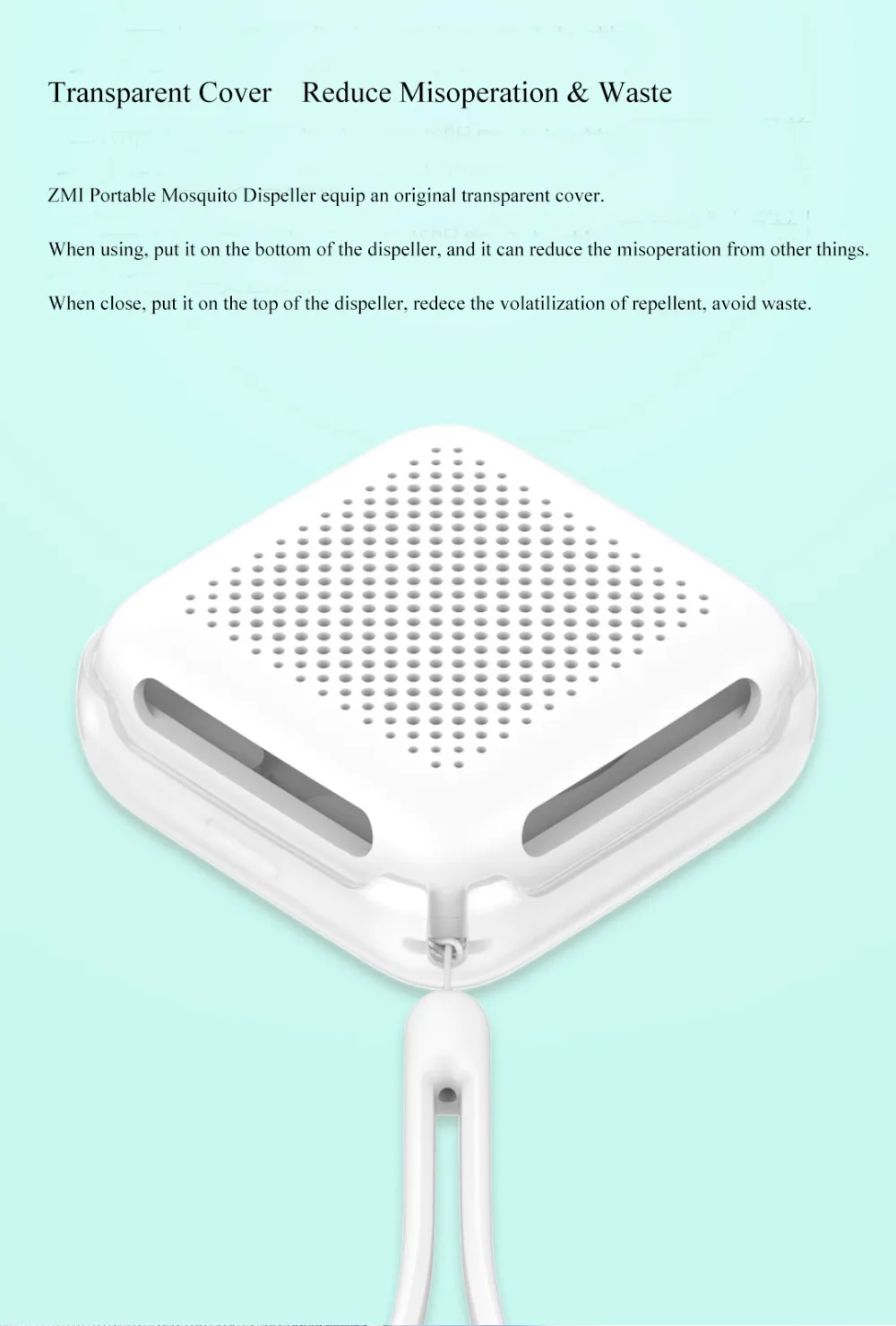 Original Xiaomi mijia ZMI Mosquito Killer Dispeller Bugs Epochal Mini Garden Outdoor Dust-proof Mosqutio Dispeller 2018 Newest (10)