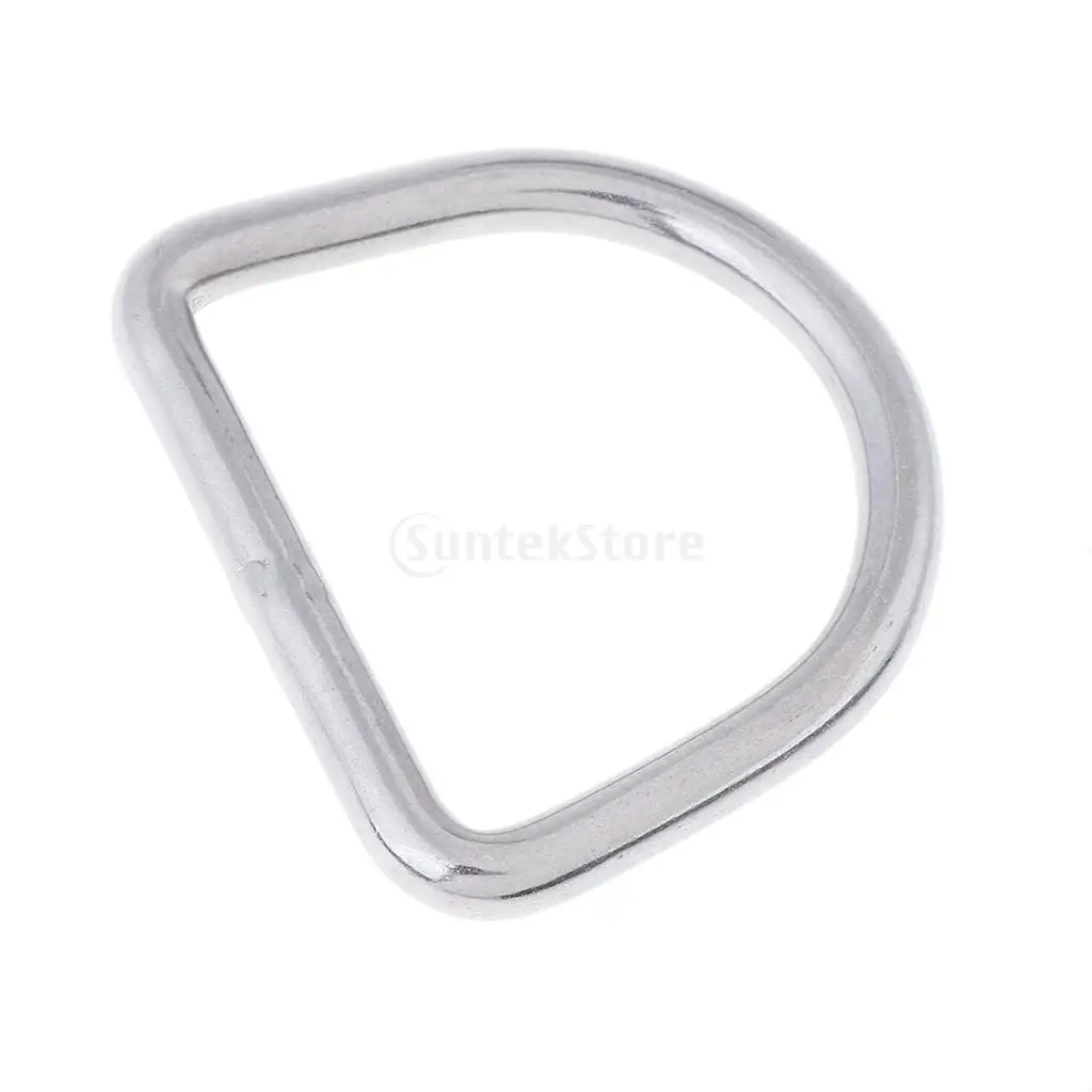 Durable 316 Stainless Steel Welded D Ring Marine Boat Yacht Fishing Rigging Gear Kit - Corrosion Resistant. Strong. Lightweight