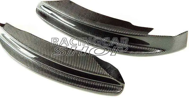 Real Carbon Fiber Front Spiltters spoiler Flaps Cupwings For BMW E82 135i M tech Bumper 08-11