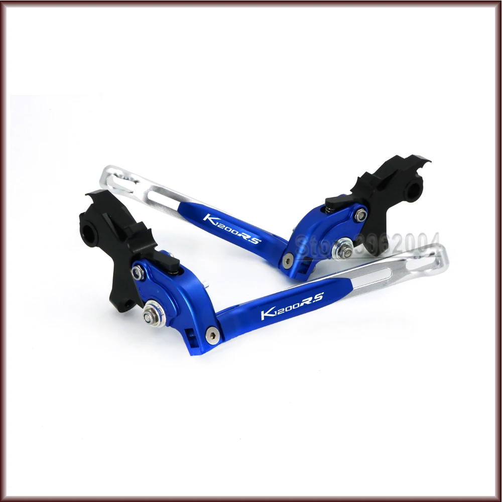 

For BMW K1200RS K1200 RS 1998-2004 2003 Motorcycle Accessories Folding Extendable Adjustable Brakes Clutch Levers LOGO CNC