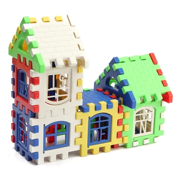 

24PCS Newly Children Kids Bricks House Building Blocks Learning Toy Construction