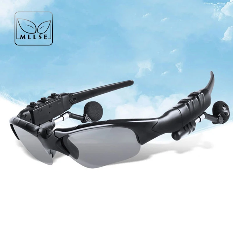 

MLLSE Bluetooth Sports Sunglasses Men Women Outdoor Goggles Bluetooth Bone Conduction Headset Sunglasses Calls Music Eyewear