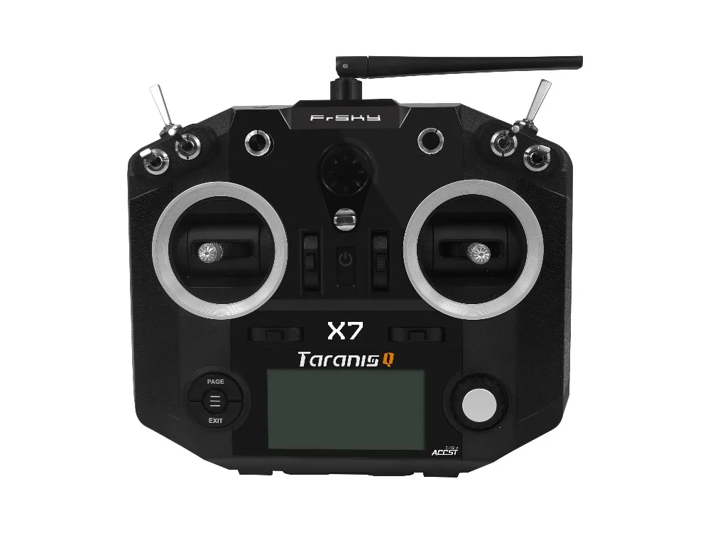 

FrSky ACCST Taranis Q X7 QX7 2.4GHz 16CH Transmitter Without Receiver For RC Multicopter + original 1800mah battery