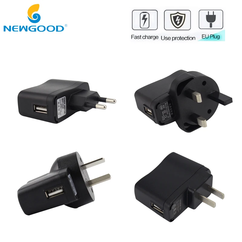 5V 500mA Universal Travel USB Charger Adapter Wall Portable EU UK US Plug MP3 MP4 Smart With LED indicator light | Электроника