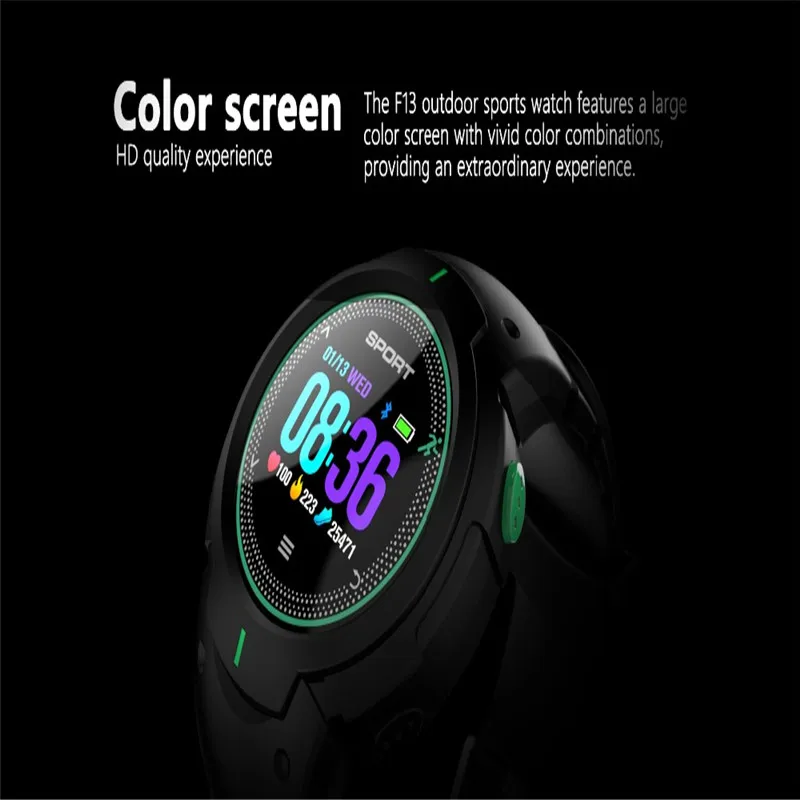 F13 Bluetooth Smart Watch Life Waterproof Multi-sport mode Sport Watch Sleep Tracker Message Reminder Smartwatch