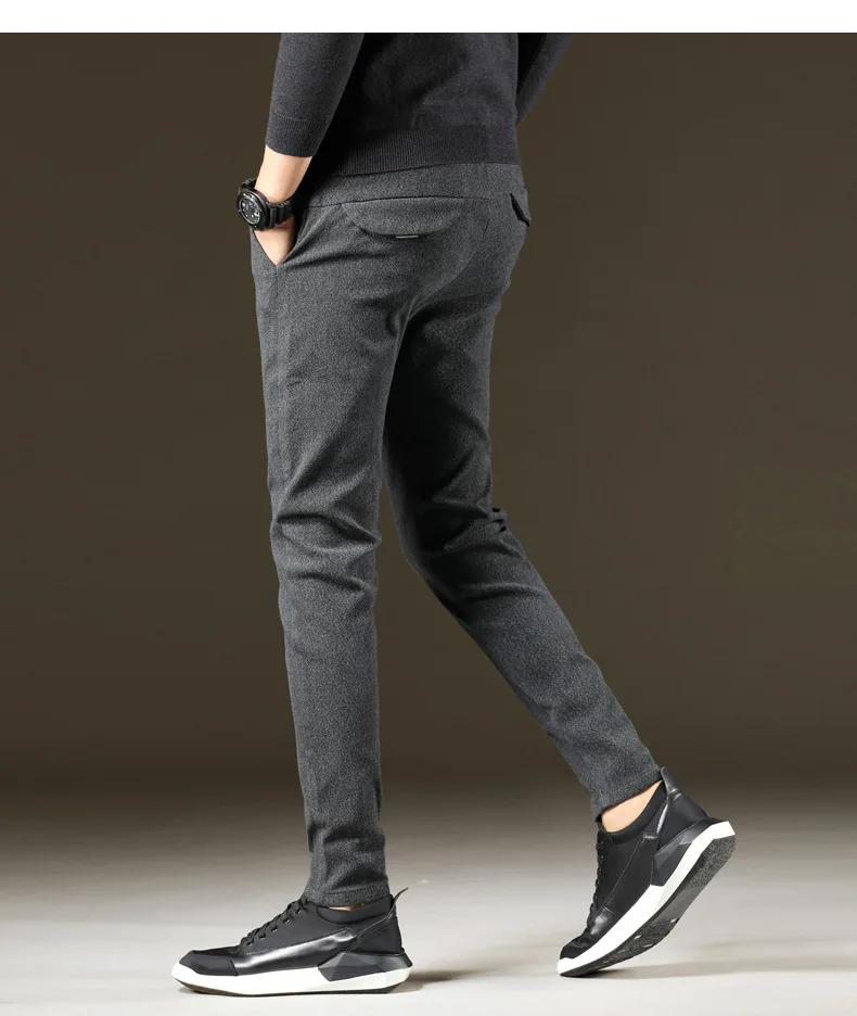MRMT брендовые осенние и зимние новые мужские брюки толстые деньги тонкие прямые брюки повседневные брюки для мужчин хлопковые брюки
