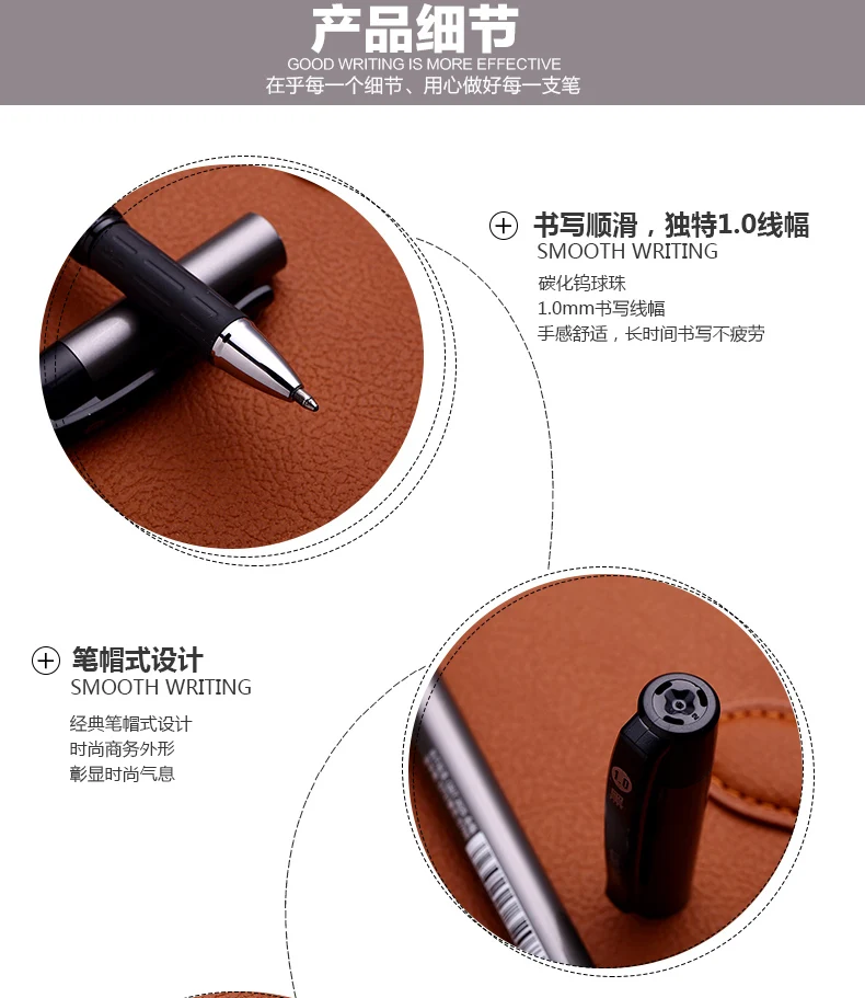 Material de Escritório mm Caneta Neutro Gel Preto Todo Acidente Vascular Cerebral Barato Água Escrita Suave Escritório Suprimentos 12 Pçs - Set 1.0 8 High Quality Material escolar e de escritório
