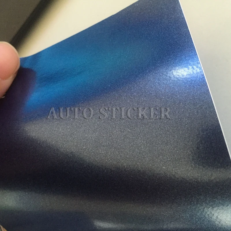 Midnight blue metallic car wraps 66