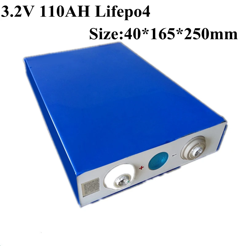 

Lifepo4 110Ah High Capacity Battery for Electric Car Flashlight Toy Energy Storage Solar Cell Diy Lithium Iron Phosphate Battery