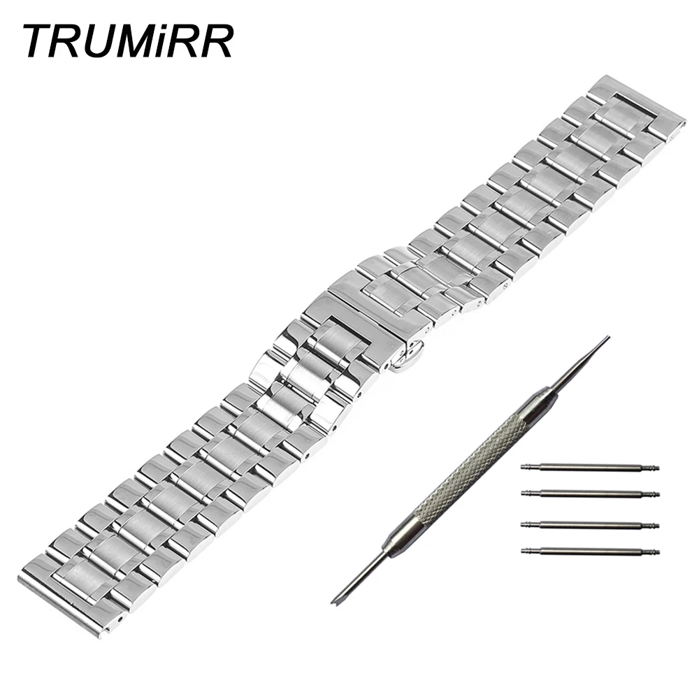 Buy 24mm Stainless Steel Watch Band Wrist Strap for