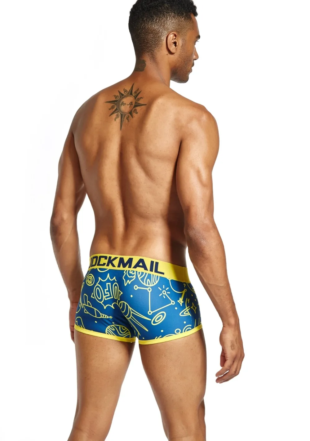 JOCKMAIL модные, пикантные для мужчин нижнее бельё для девочек прекрасный мультфильм печати мужские семейные трусы удобные трусы дышащие гей