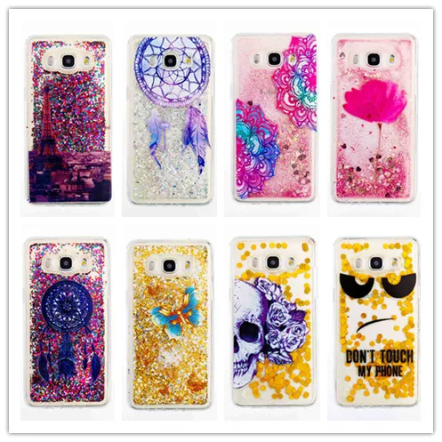 

CHANYAOZY For Samsung Galaxy J3 J5 2015 J3 J5 J7 2016 Lovely Patterned Glitter Dynamic Liquid Soft TPU Phone Back Cover Case