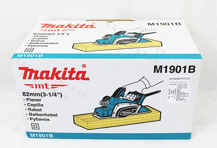 Япония Makita M1901B деревообрабатывающий Портативный станок, деревообработка строгальный станок