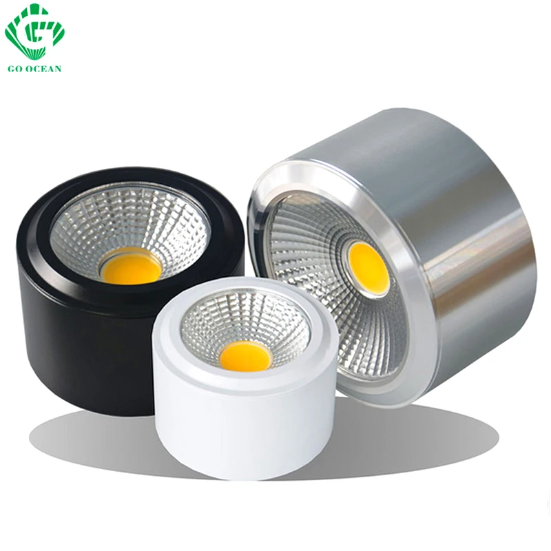 LED Downlights 3W Surface Mounted COB Ceiling Downlight 130-140lm/W Commercial Indoor Lighting