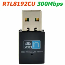 RTL8192 802.11n Мини 300 Мбит/с беспроводной USB WiFi адаптер WiFi ключ RTL8192EU сетевой WLAN карта для Windows XP/7/8/10/Mac