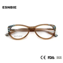 ESNBIE ацетатные Модные оптические очки кошачий глаз, оправа для женщин, модные очки с бабочкой, оправа для очков, сексуальные женские очки