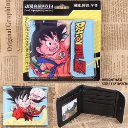 Аниме Dragon ball Z Супер Saiyan Сон Гоку красочная печать PU короткие бумажник кошелек игрушка в подарок
