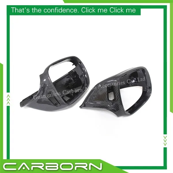 

For Audi Q5/Q7/SQ5 Replacement Style Rear View Side Carbon Fiber Mirror Cover with turn light signal