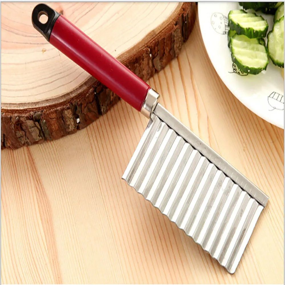 Stylish Design kitchen Knives Potato Wavy Edged Tool Stainless Steel Kitchen Gadget Vegetable Fruit Cutting Potaton Cutters A10 Stylish Design kitchen Knives Potato Wavy Edged Tool Stainless Steel Kitchen Gadget Vegetable Fruit Cutting Potaton Cutters A10