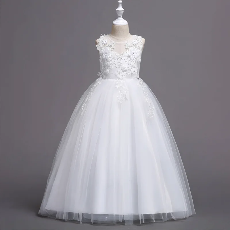 

2019 Spring Autumn New Girls Dress Big Children's Clothing Princess Dresses Girl Christmas Dress Teens Elegant Clothes GDR503
