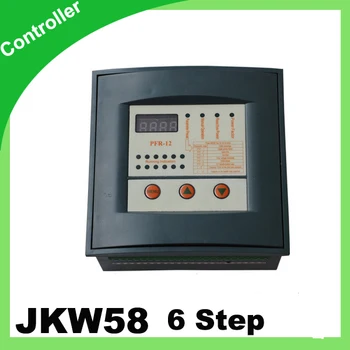 

JKW58 PFR Reactive power factor controller compensation 6 step 380v PRCF