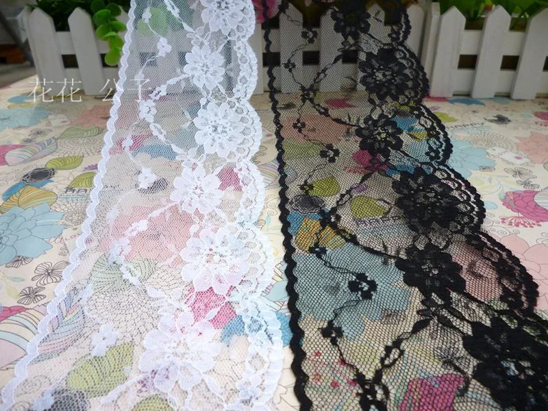 Free shipping White black lace decoration laciness accessories clothing
