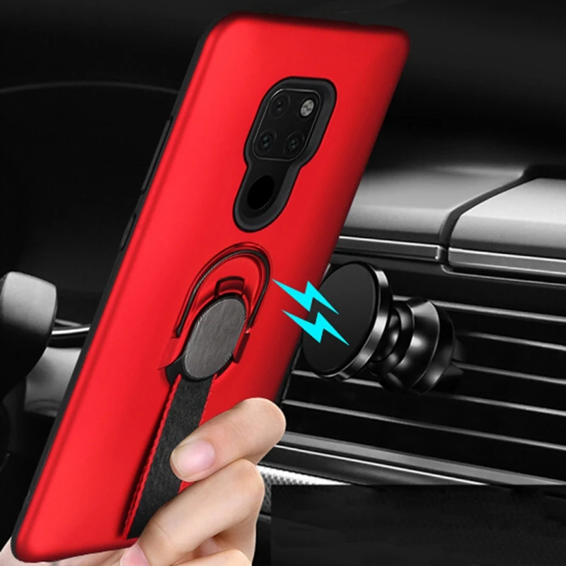 Для huawei mate 20 мягкий силиконовый ударопрочный чехол для телефона Магнит Автомобиля Крышка-держатель для huawei mate 20