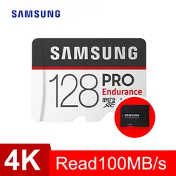 Samsung 32 г 64 г 128 г карта памяти PRO SDHC/SDXC TF карты с адаптером до 100 МБ/с./с. Выносливость карта microsd