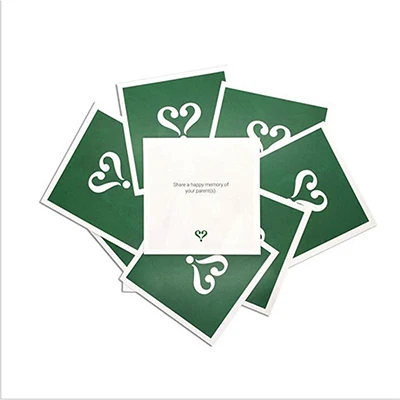 Новинка Vertellis классический в форме сердца знак вопроса карты Home Edition доска игры для детей и взрослых игрушечные лошадки - Цвет: Зеленый