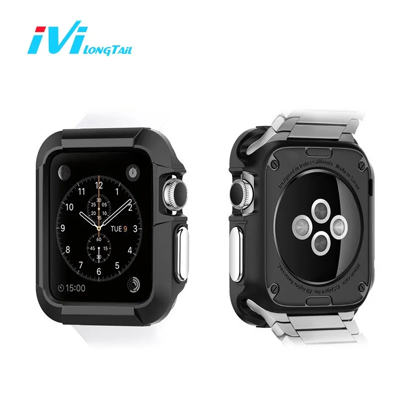 

For Apple Watch Series 1/2/3 Scratch-resistant Flexible Case Slim Lightweight Protective Bumper Cover For iWatch Accessories