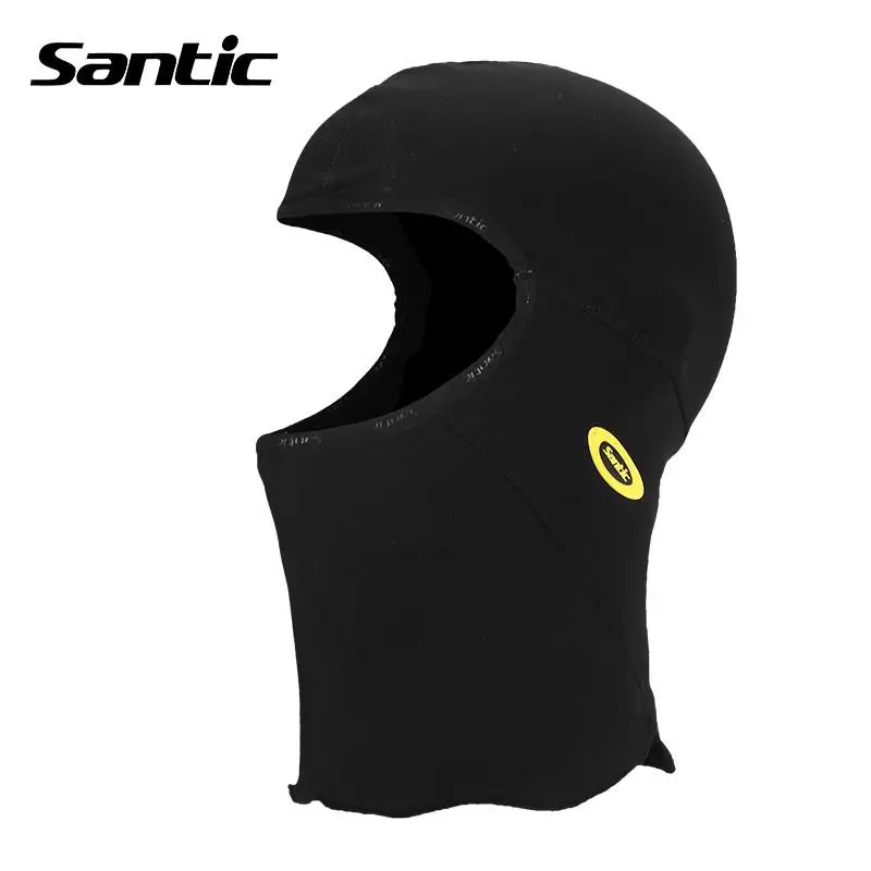 Santic зимняя велосипедная шапка ветрозащитный термальная маска для лица Балаклава Бандана спортивный Лыжный Запуск велосипед Шея шапка платок Для мужчин