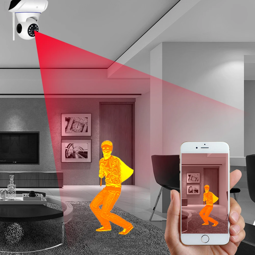 Беспроводная домашняя охранная Wi Fi камера sdever 720P 960P IP Сетевая видеонаблюдения